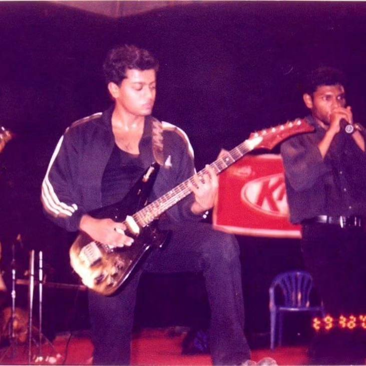 Kiran Roy on stage